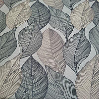 Decorative fabric MAXI FOLIAGE gray