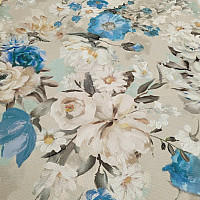 Decorative fabric GARDEN blue