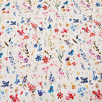 Decorative fabric CALA FLOWERS