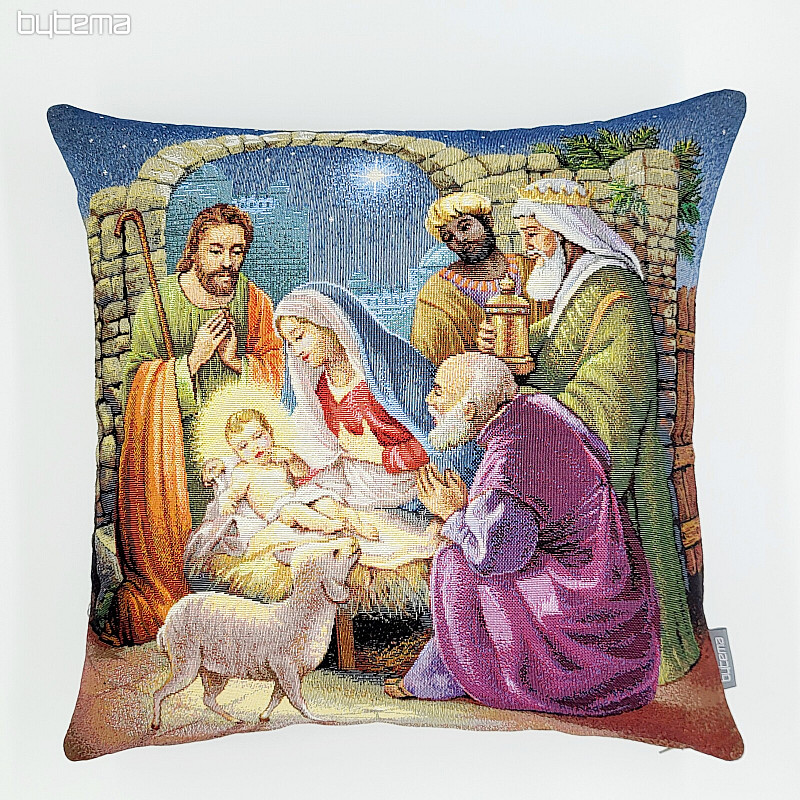 Christmas tapestry cover THE BIRTH OF THE BABY JESUS