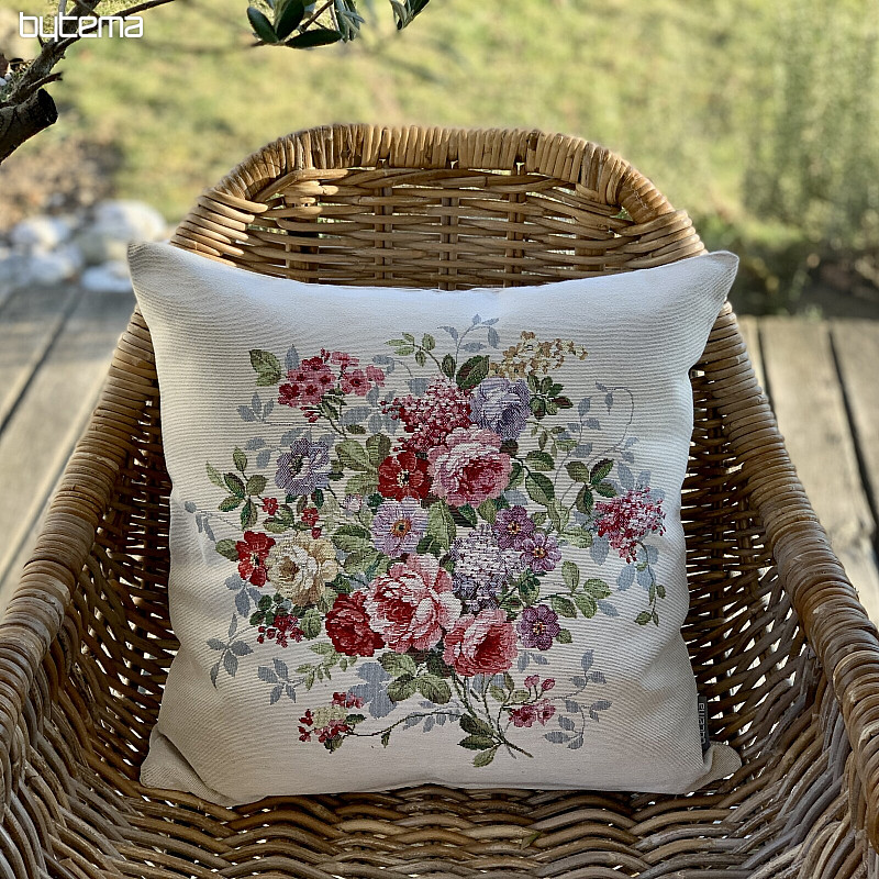 Tapestry pillowcase FLOWER BOUQUET