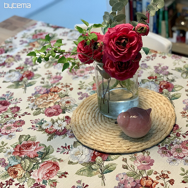 Tapestry tablecloth, scarf Bouquet