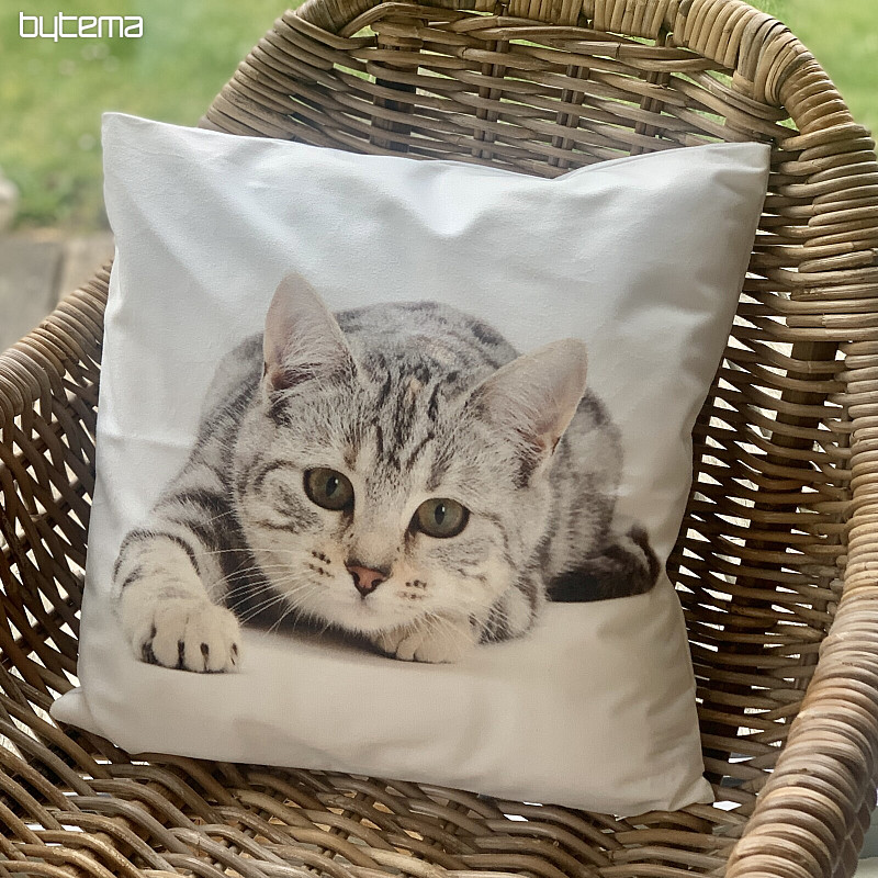 Decorative cushion cover LYING CAT