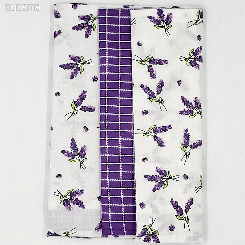 Cotton towels LAVENDER KOSTKA