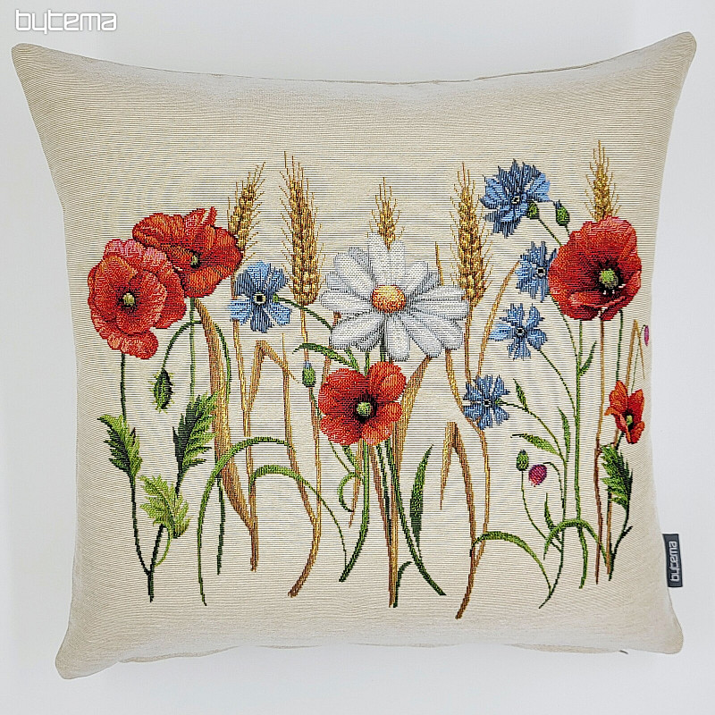 Tapestry cushion cover FIELD FLOWERS