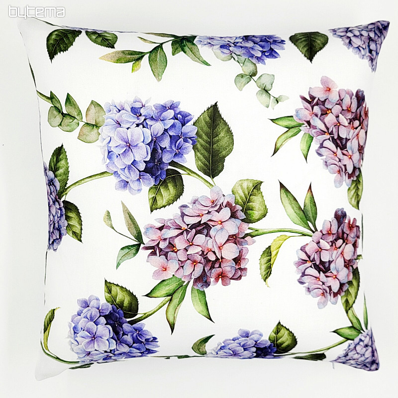 Decorative cushion cover HYDRANGEA BLUE