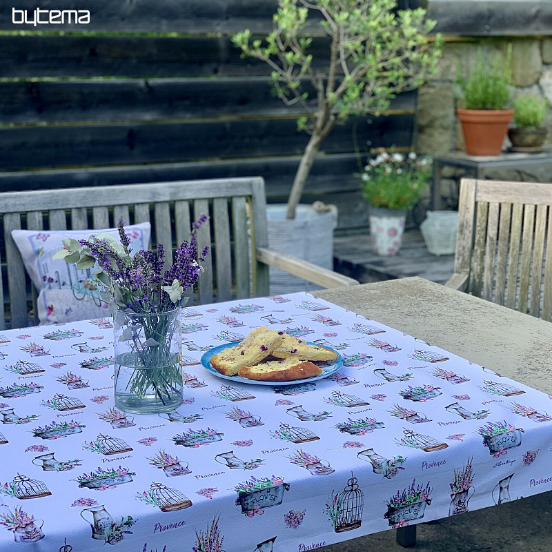 WHITE PROVENCE tablecloth