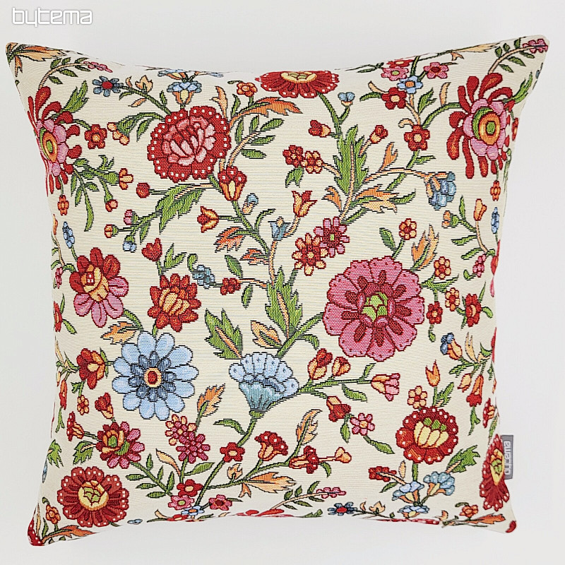 Tapestry cushion cover PAINTED FLOWERS