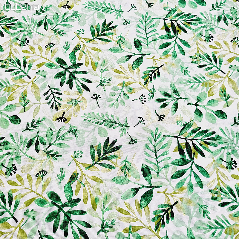 Decorative fabric VERDE green