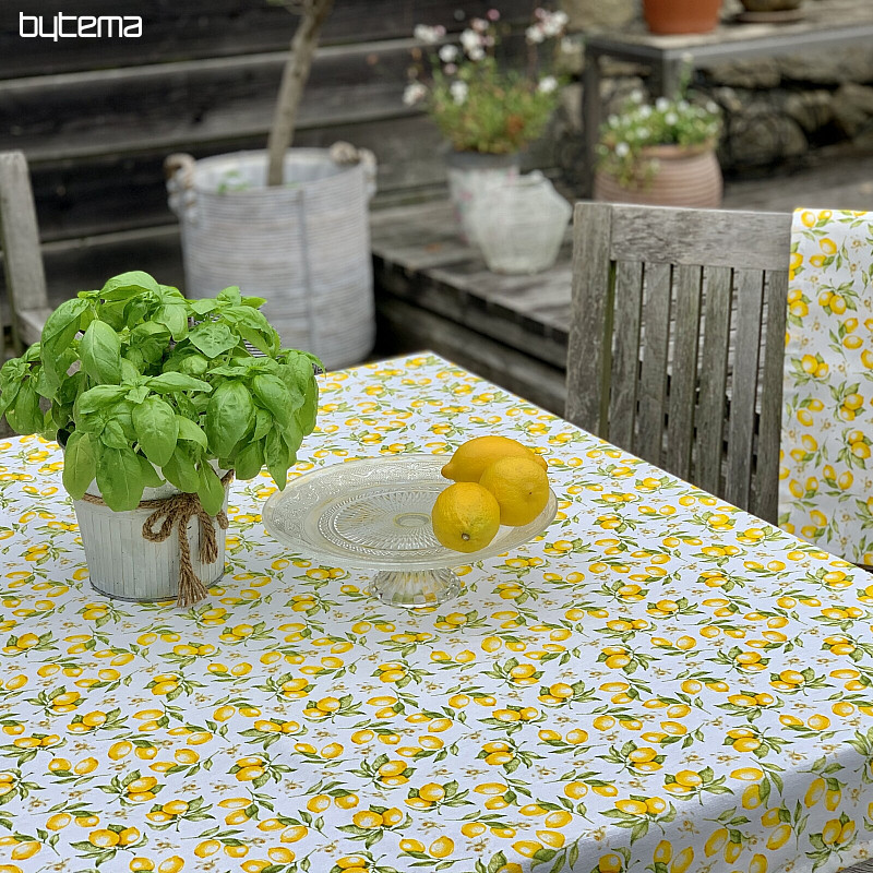 Table cloth and scarf LEMON DELIGHT