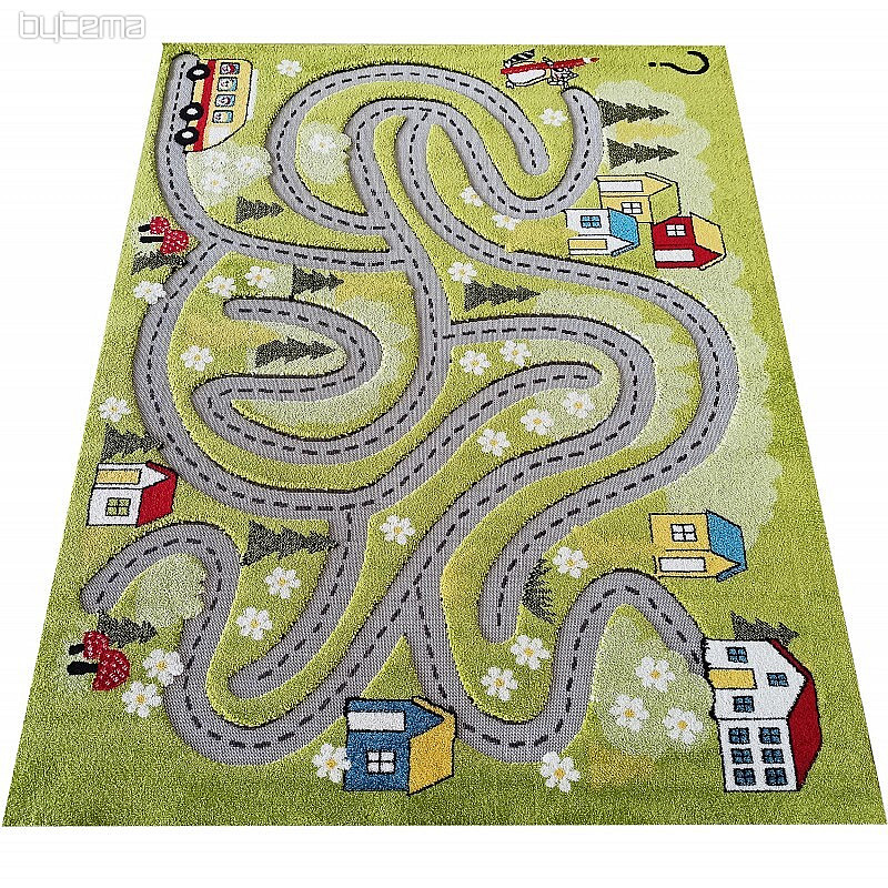 Children's rug Color Kids 02 green