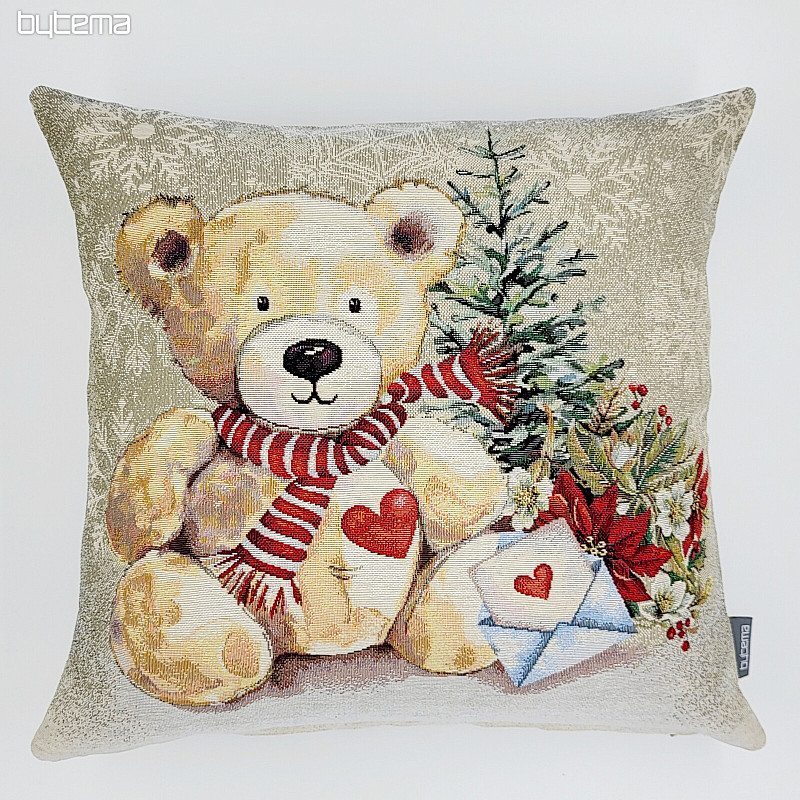 Christmas tapestry TEDDY BEAR WITH LETTER