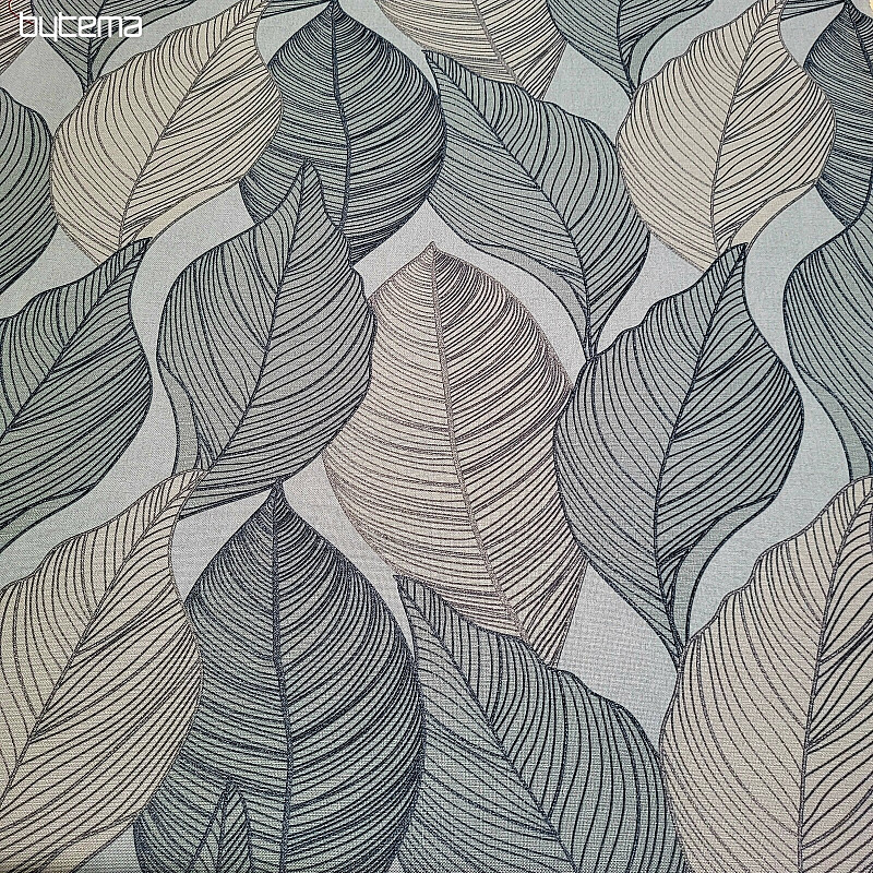 Decorative fabric MAXI FOLIAGE gray