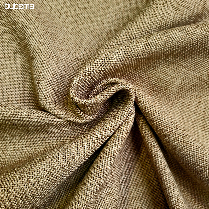 One-color designer decorative fabric ALBA 2/10 SV. BROWN