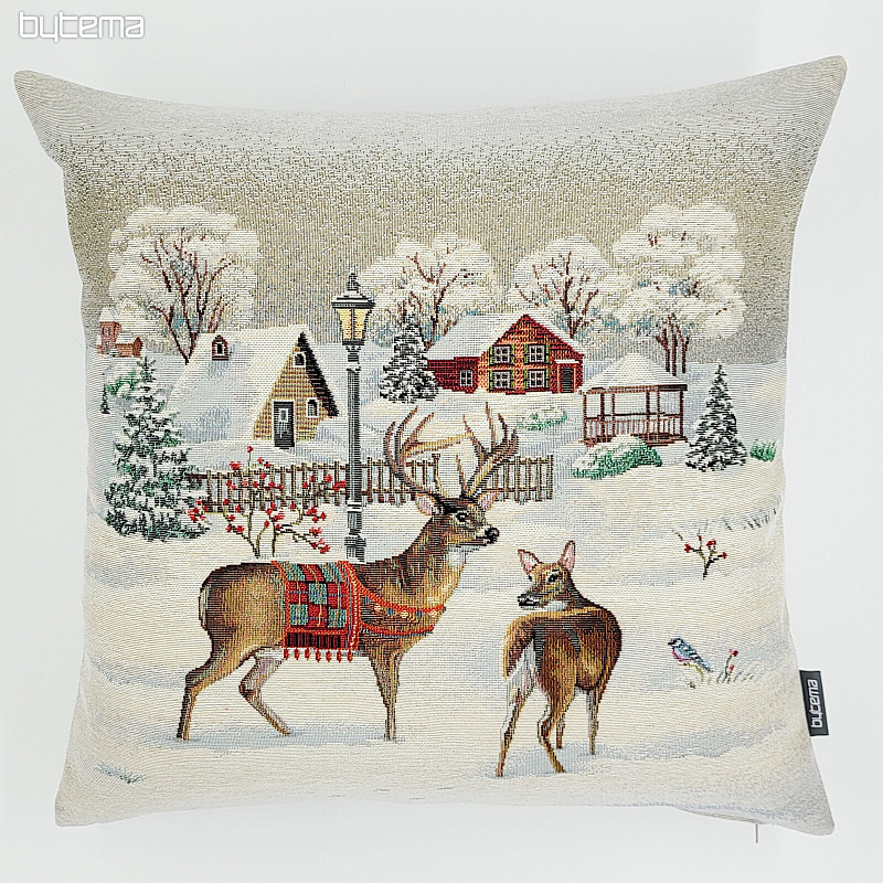 Christmas tapestry cover WINTER IDYL