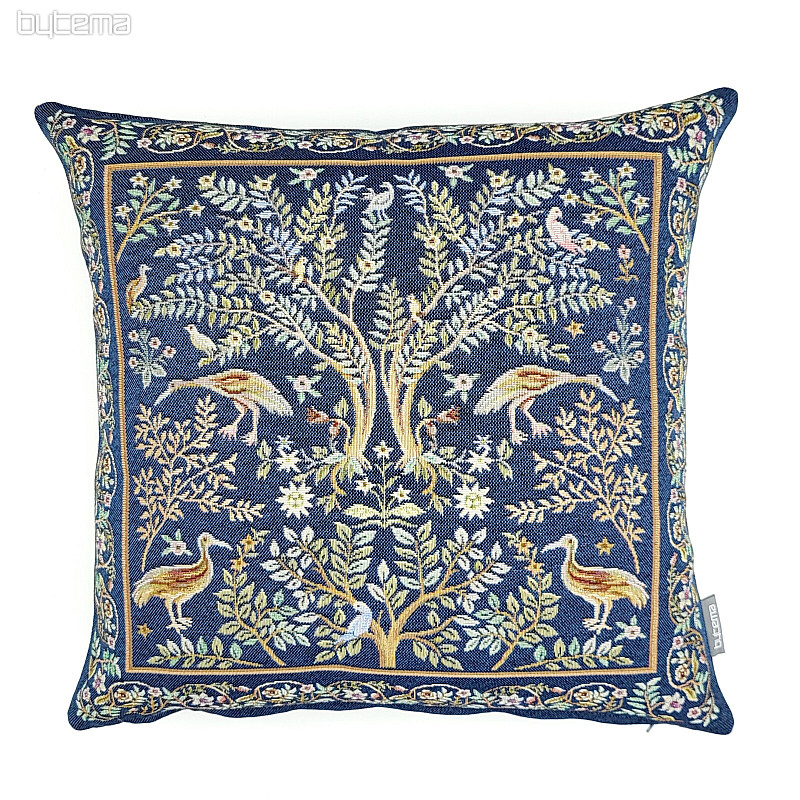 Tapestry cushion cover WILLIAM MORRIS blue