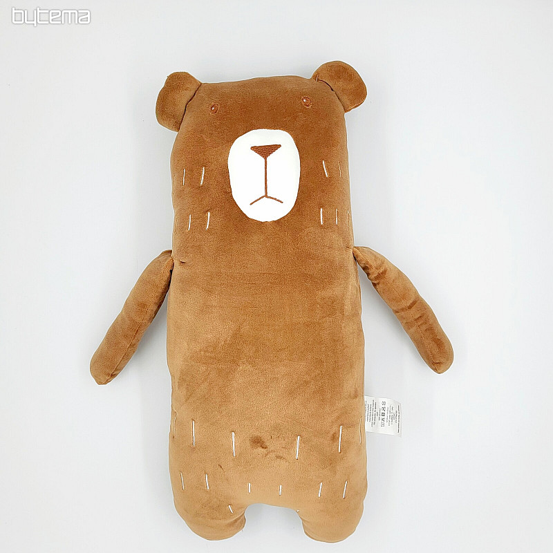 SPANDEX BROWN BEAR pillow