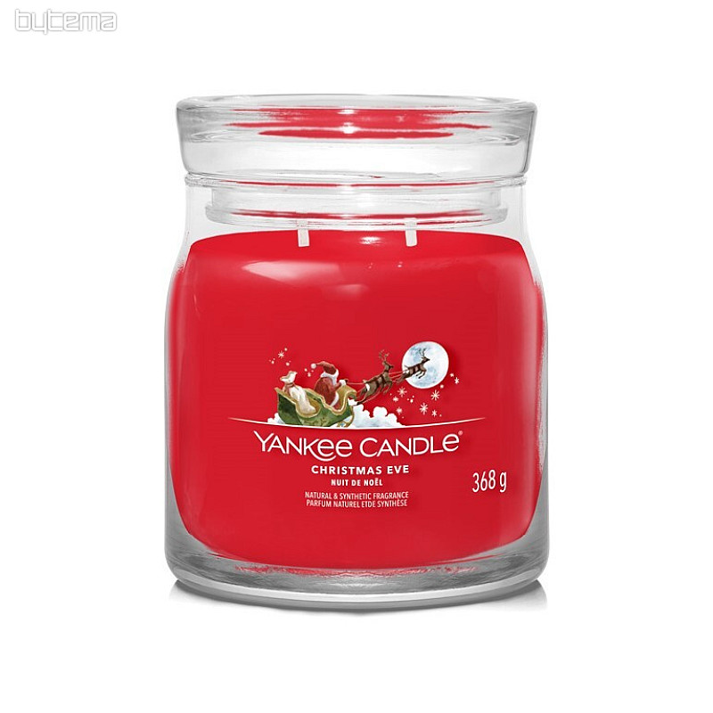 candle YC fragrance CHRISTMAS EVE GLASS MEDIUM 2 wicks