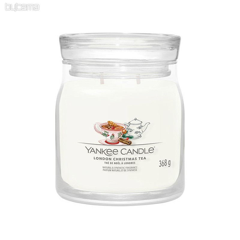 candle YC fragrance LONDON CHRISTMAS TEA MEDIUM 2 wicks