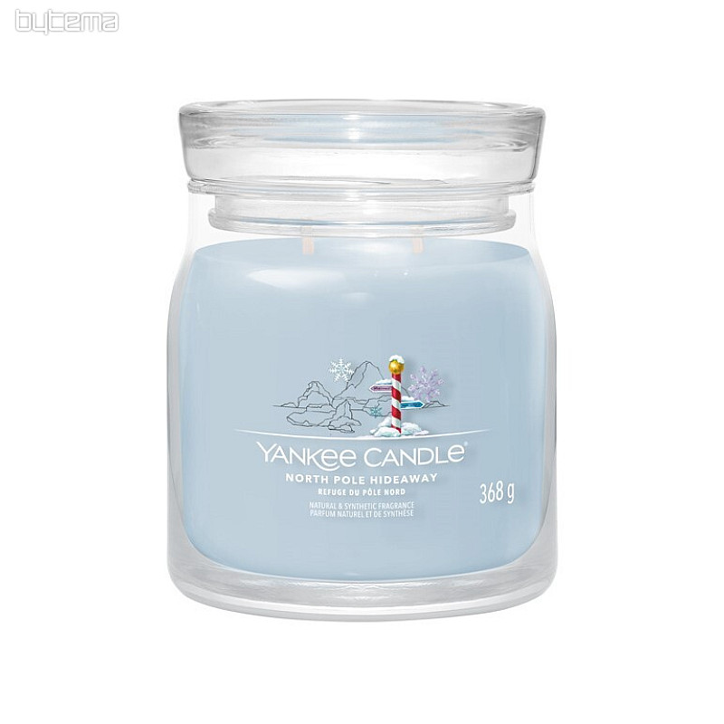 candle YC scent NORT POLE HIDEAWAY MEDIUM 2 wicks