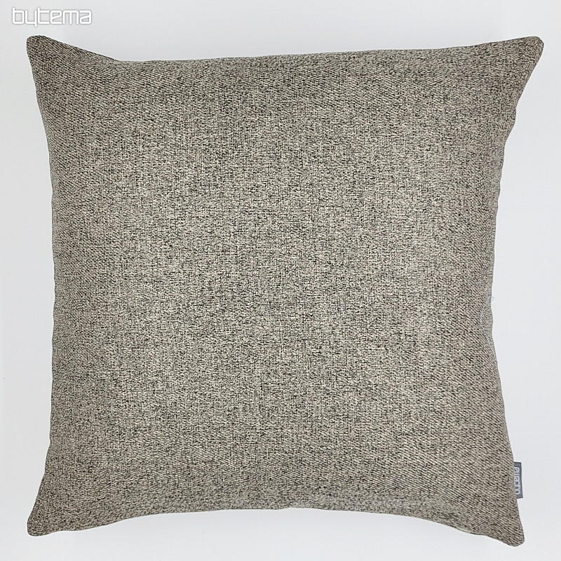 Decorative pillowcase GERSTER BROWN GREY