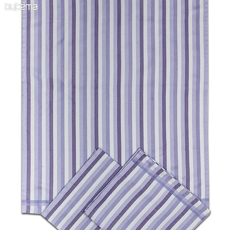 Bamboo Towels PURPLE STRIPES 3 pcs