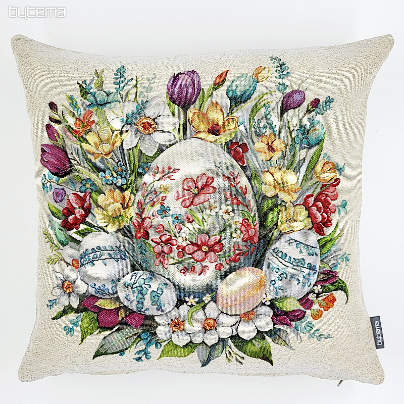 Easter tapestry cover RED EGGPLANTS