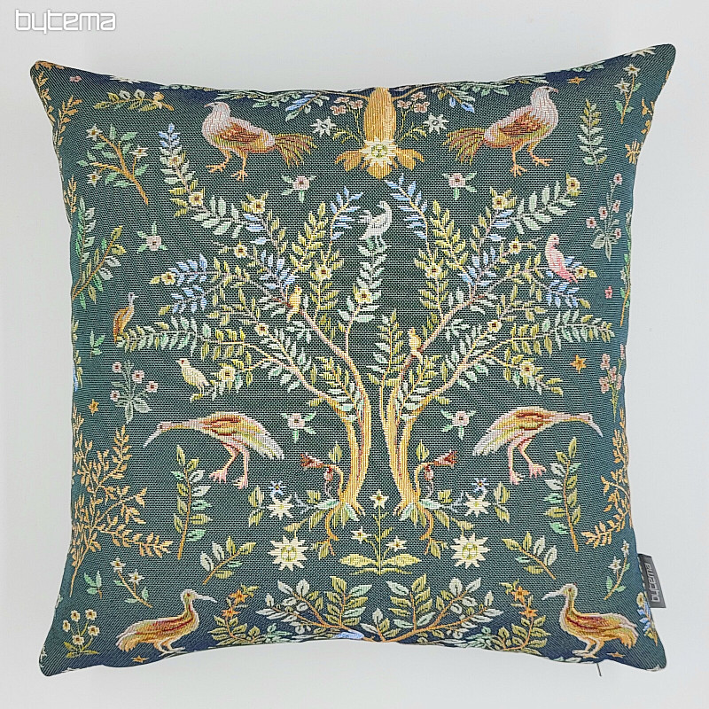 Tapestry pillowcase WILLIAM MORRIS green - full-surface