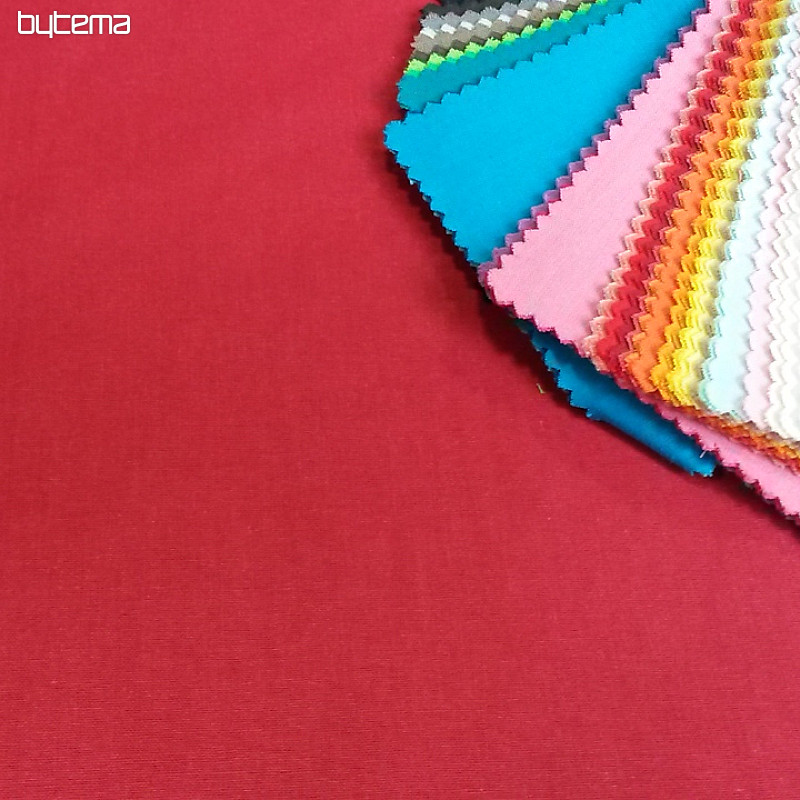 Cotton fabric UNI dark red