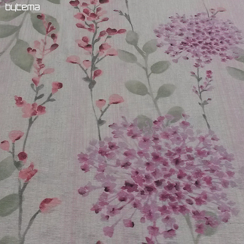 Decorative fabric VALQUIRA leaves 301