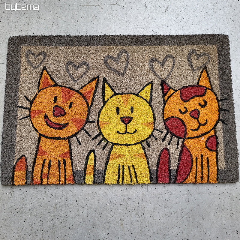 COLORFUL CATS doormat