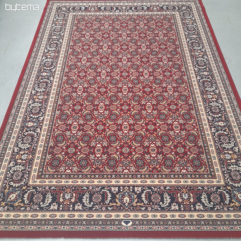 Woolen classic carpet ORIENT allover red pattern