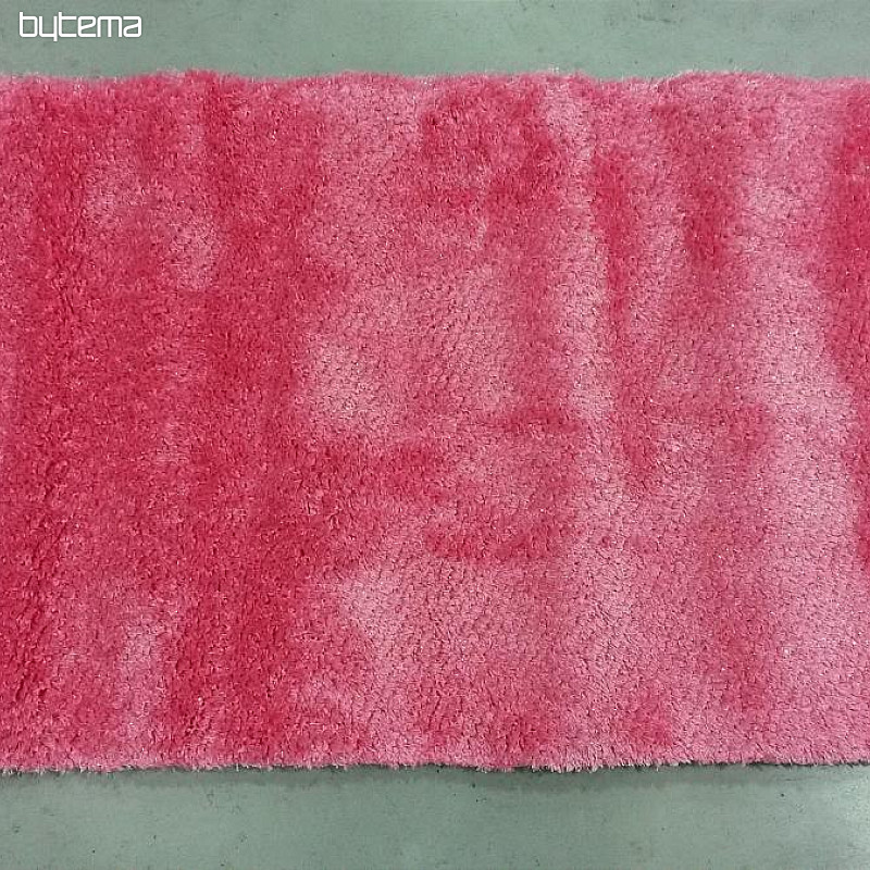 Pink piece carpet SHAGGY AFRIGO gloss