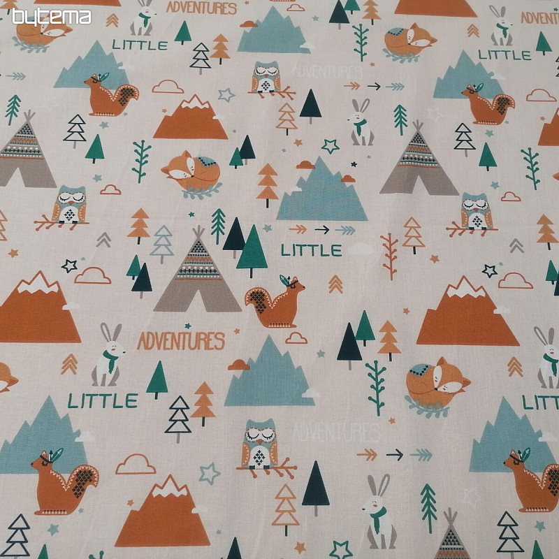 Cotton fabric LITTLE ADVENTURES