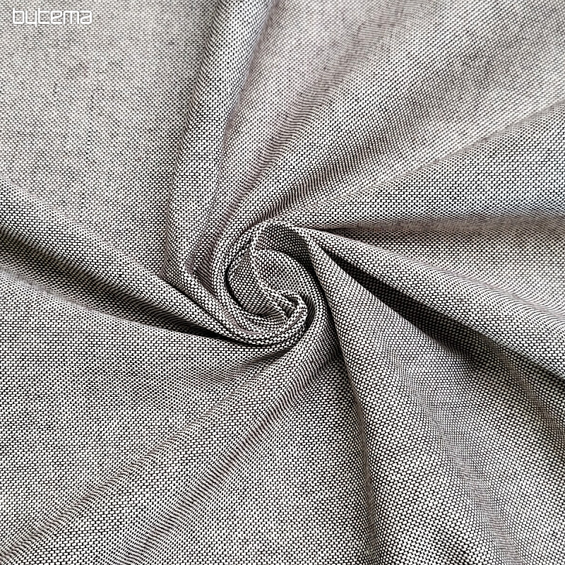 Decorative fabric LINEN PASTEL brown dark 56