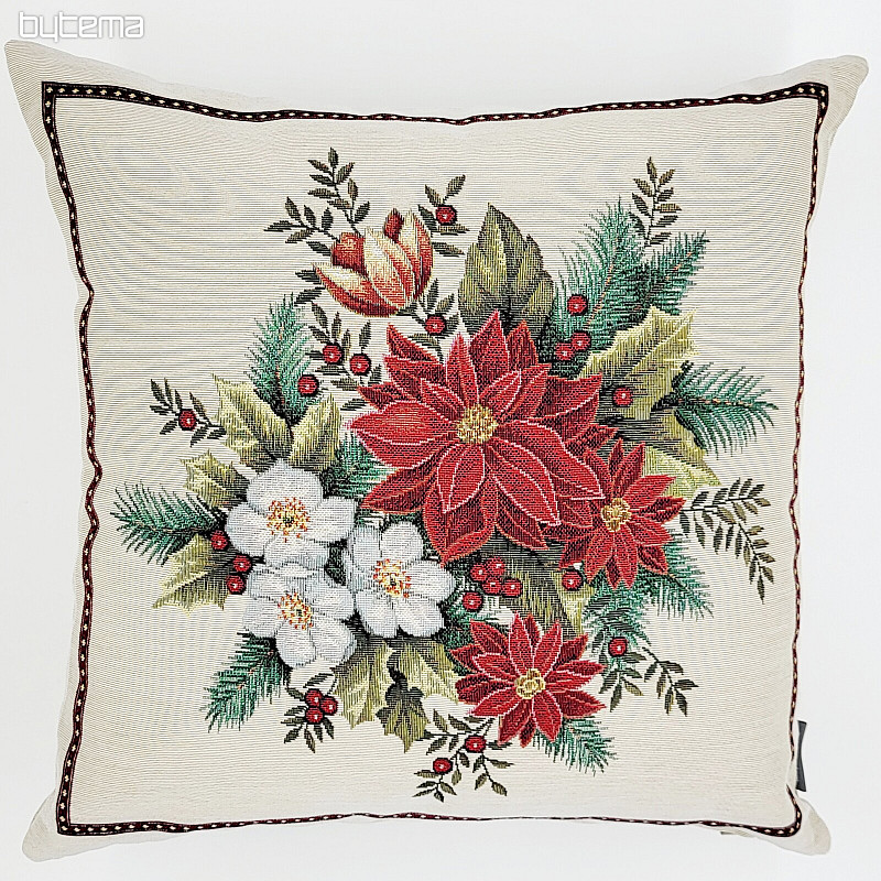 Christmas decorative pillow BOUQUET