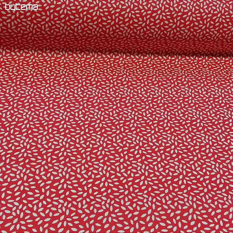 Cotton fabric STILI red