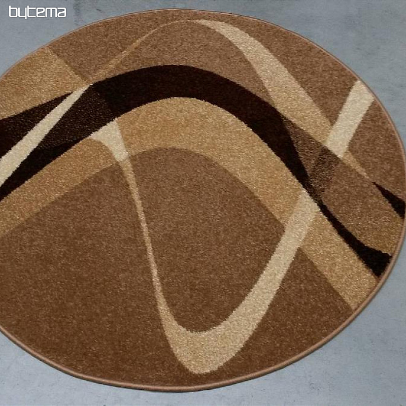 Round carpet BROWN BEIGE