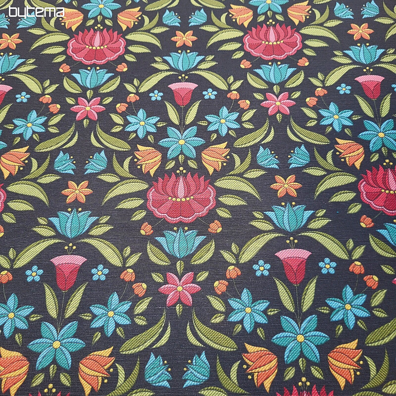 Decorative fabric  MARIE black