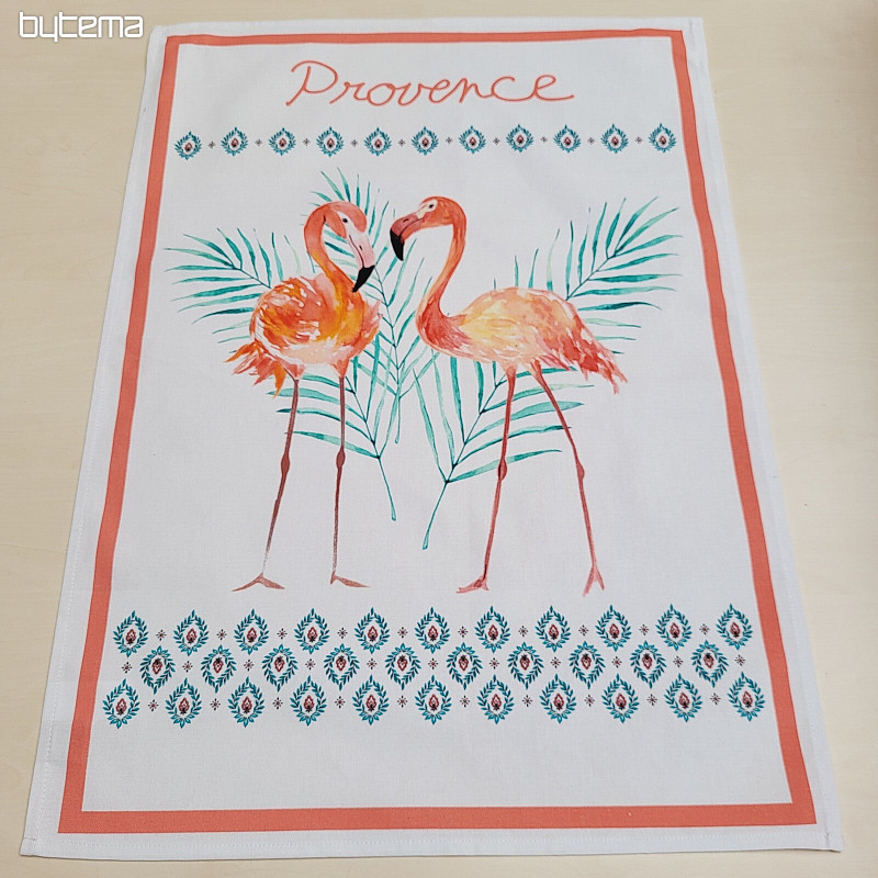 Towel retro design FLAMINGO