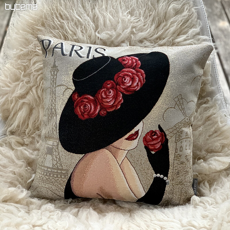 Tapestry cushion cover LADY PARIS