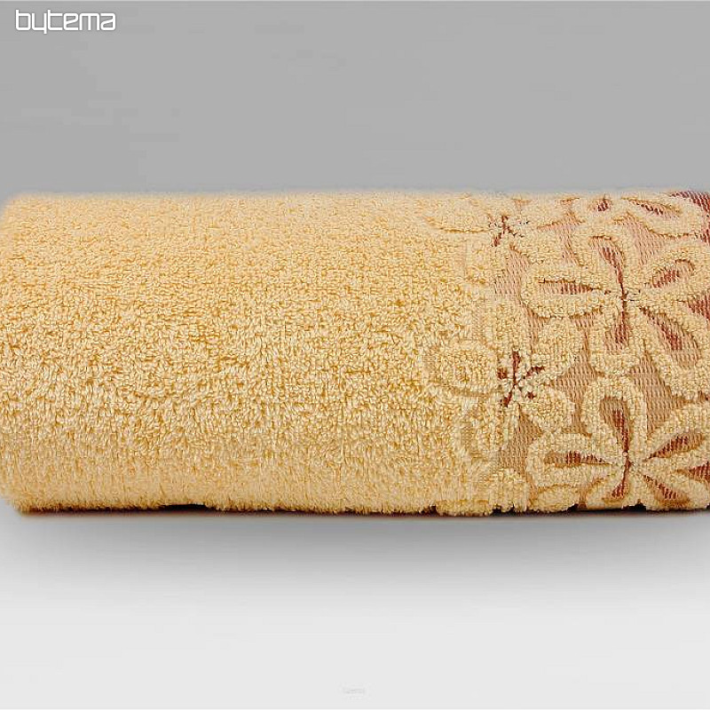 Luxury towel and bath towel BELLA apricot