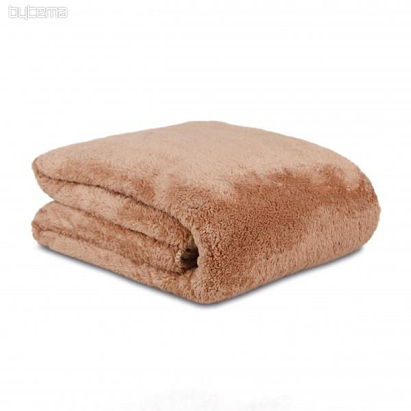 Microfiber blanket SHEEP chocolate