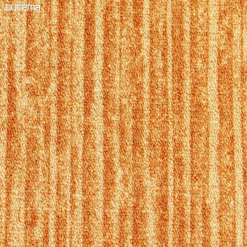 Carpet print DENIM PODIUM - terracotta orange new