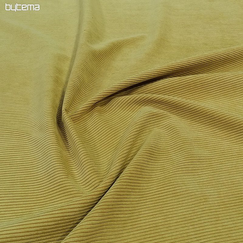 upholstery fabric RIB OCHER mustard