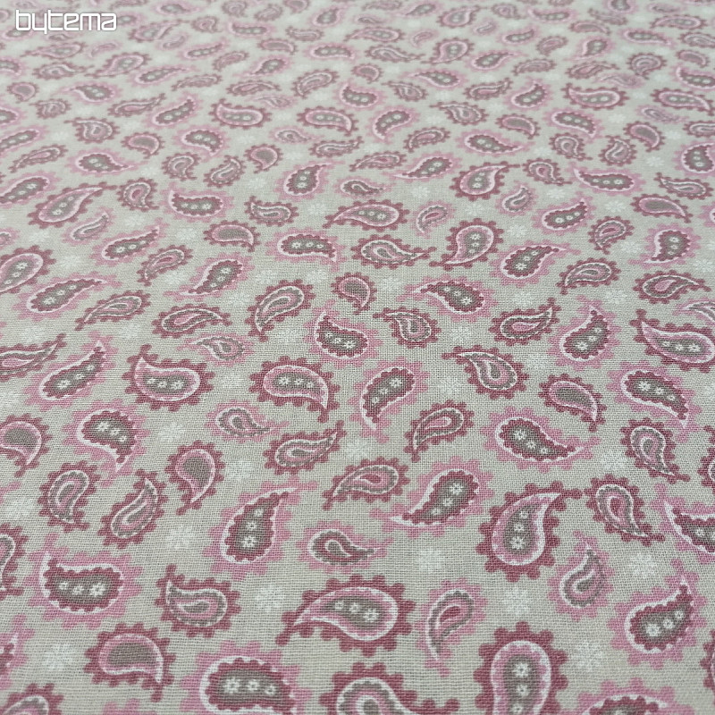 Cotton fabric Tears pink