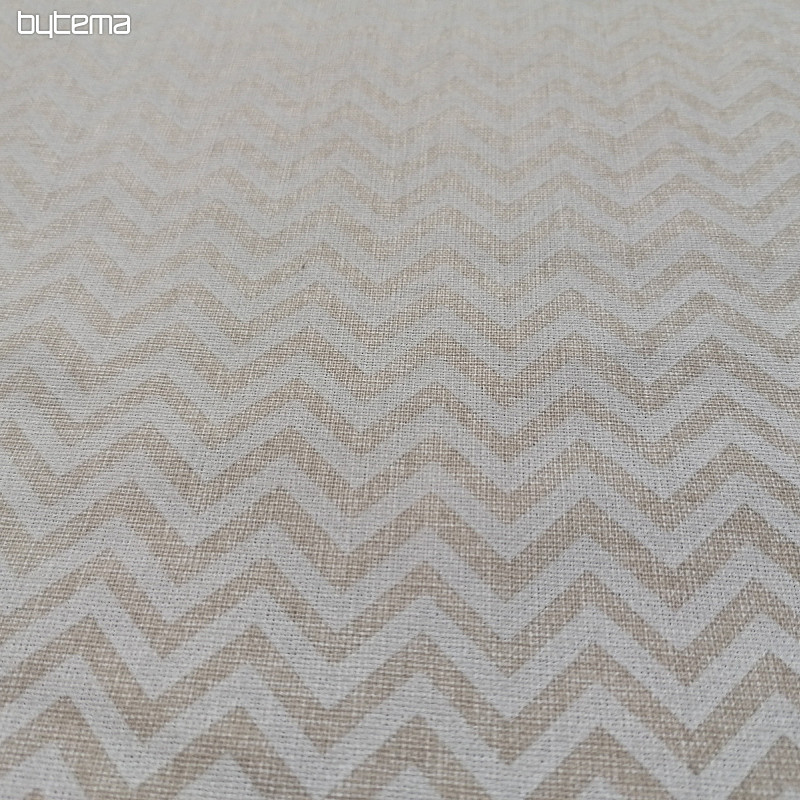 Zigzag cotton fabric