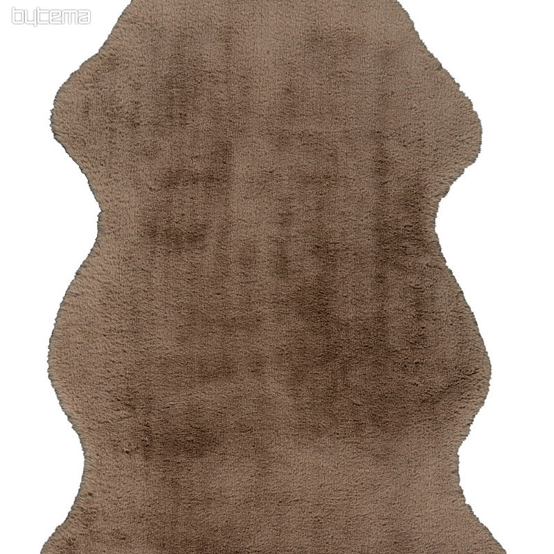 Modern carpet COZY 500 taupe