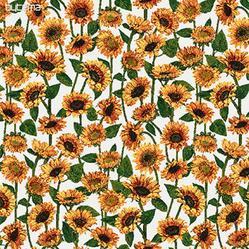 Tapestry fabric SUNFLOWER