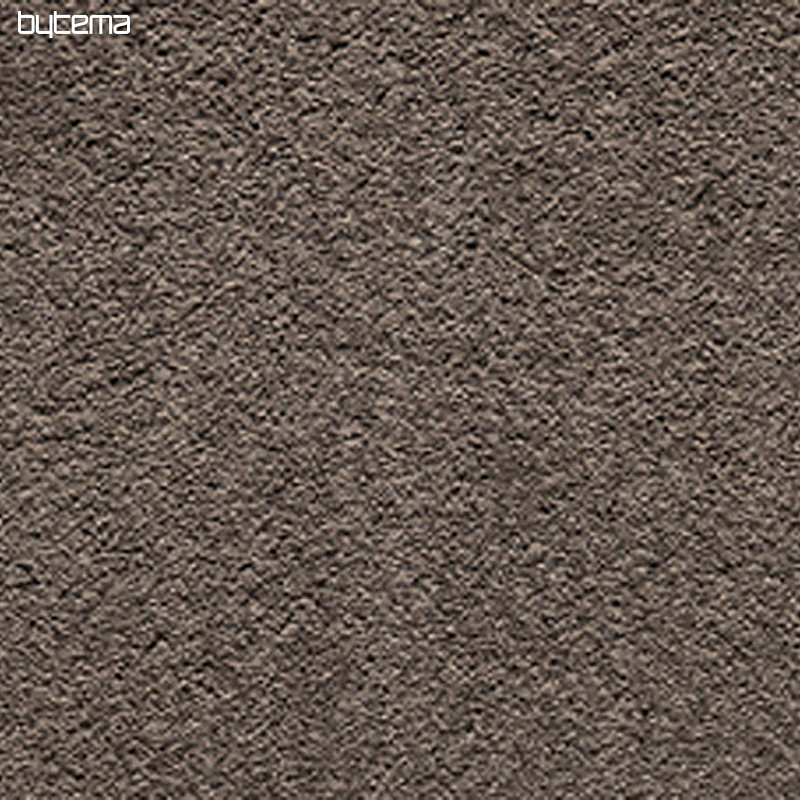 Luxury fabric rug PRIMROSE 47 dark brown